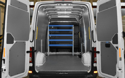 Allestimento Syncro System su Crafter VW per montaggio di impianti tecnologici